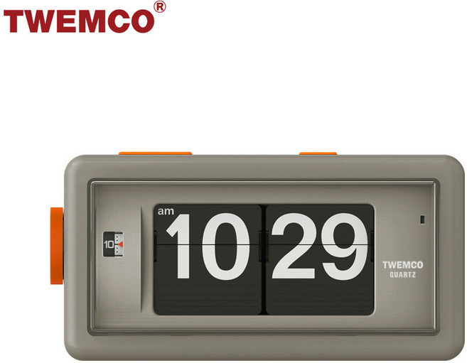 트웸코 AL-30 플립 알람 탁상시계, 그레이