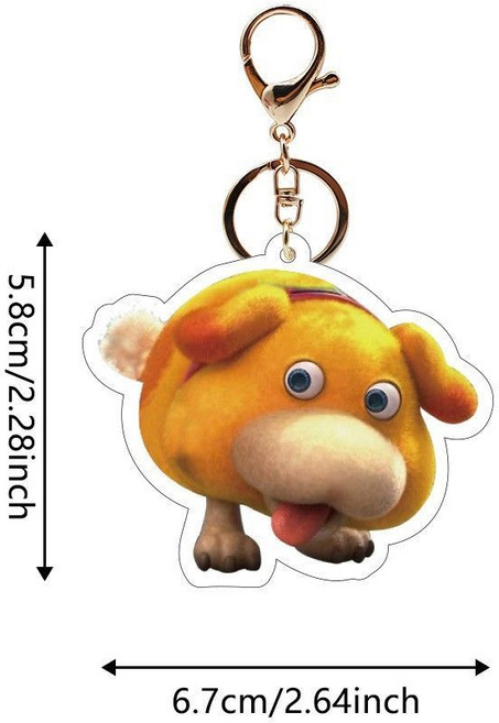 Pikmin 4 皮克敏 鑰匙圈 Nintendo 遊戲周邊, 1個, 【皮克敏黃狗】