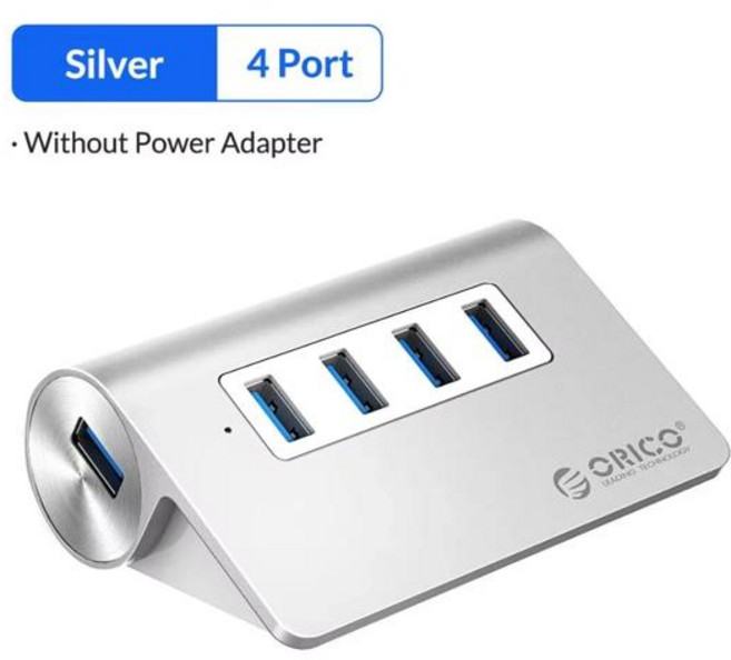 ORICO USB 허브 알루미늄 4/7/10 포트 3.0 도킹 스테이션 고속 분배기 어댑터 노트북 용 컴퓨터 액세서리