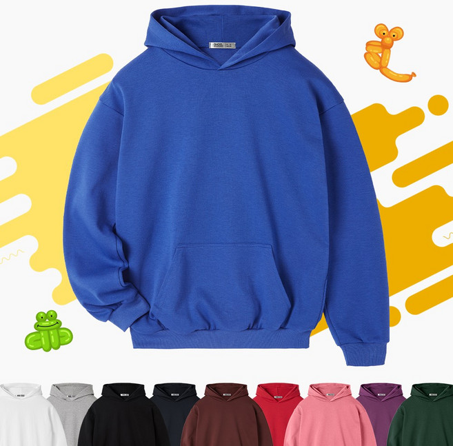 [GIVON] 기본 키즈 아동용 10color 특양면 라이트웨이트 레귤러핏 풀오버 후드티 / DCF800