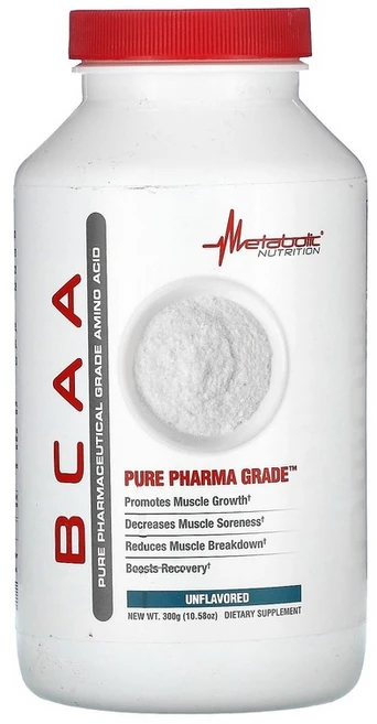 메타볼릭 뉴트리션 Metabolic Nutrition BCAA 무맛 300g10.58oz129152원산지:기타, 299 g, 300g, 1개 - 쿠팡