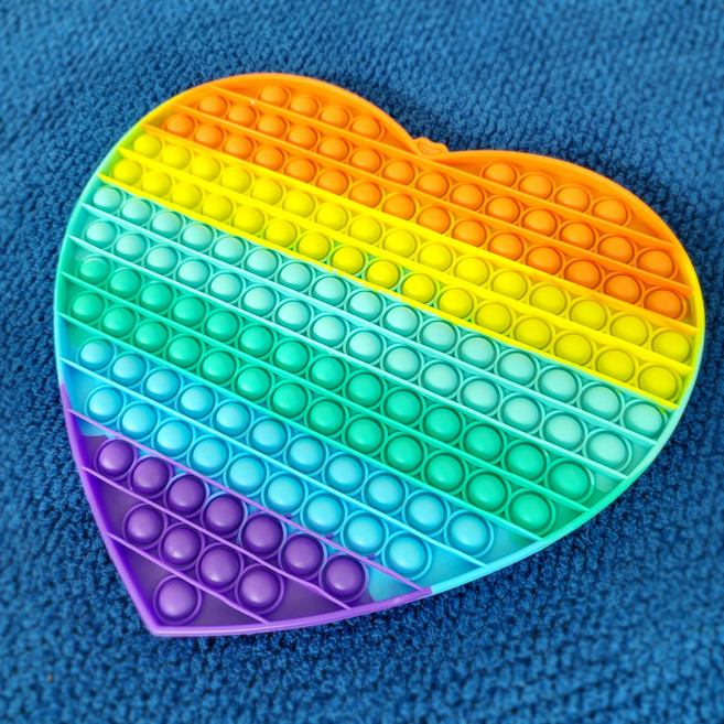 땡스땡스 무한반복 15종 푸쉬팝 팝잇 파빗 팟입 팟잇 푸시팝, 14. 대형하트, 1개