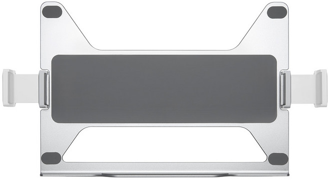 에이스럭스 모니터암 노트북 거치대 노트북암, 1개, 실버