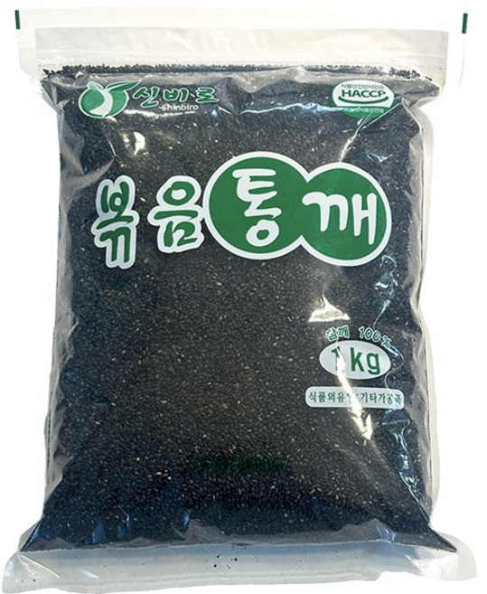 신비로 볶음 검정깨, 1개, 1kg