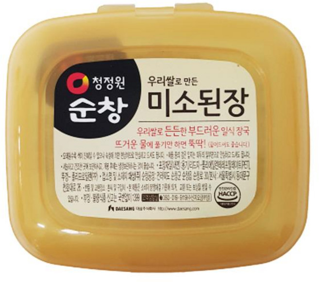원하프순창우리쌀미소된장 450G/청정원, 450g, 1개