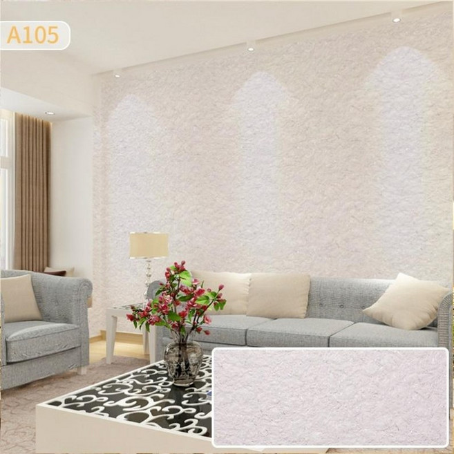 하루의정 섬유벽지 바르는섬유벽지 액체섬유벽지, 실버화이트 A105, 1L, 1개