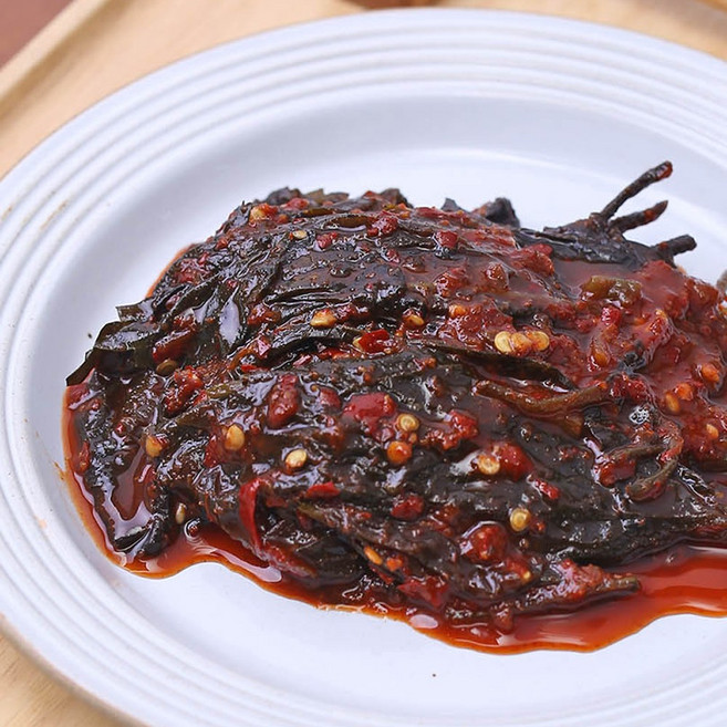 양념깻잎 된장깻잎 2kg 장아찌 반찬 깻잎 무침 절임, 1박스, 양념깻잎 장아찌