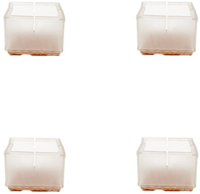 투명의자다리 소음방지 미끄럼방지 의자다리캡, 1세트