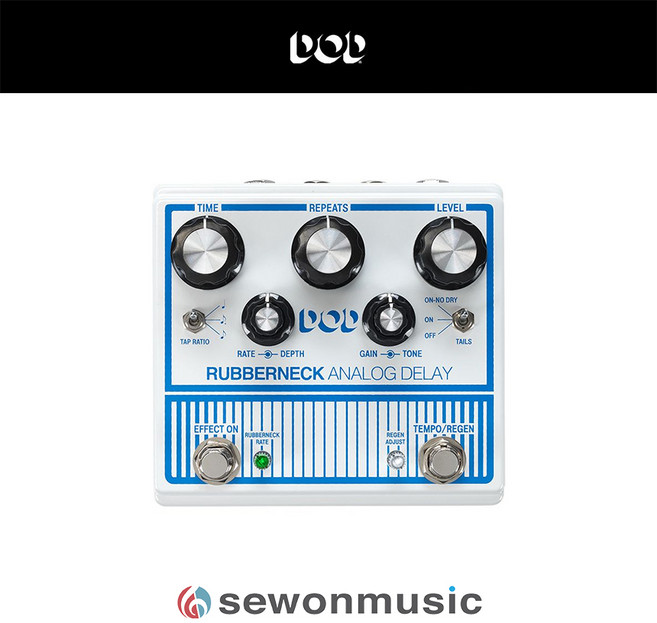 DOD 기타 이펙터 Rubberneck 아날로그 딜레이, 1개