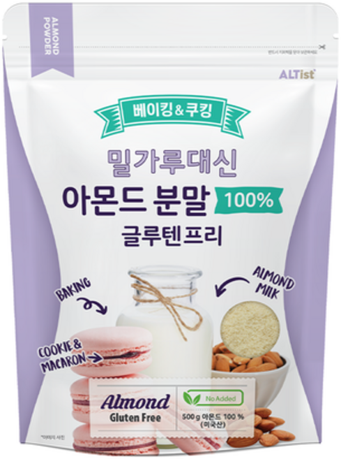 알티스트 아몬드파우더, 500g, 1개