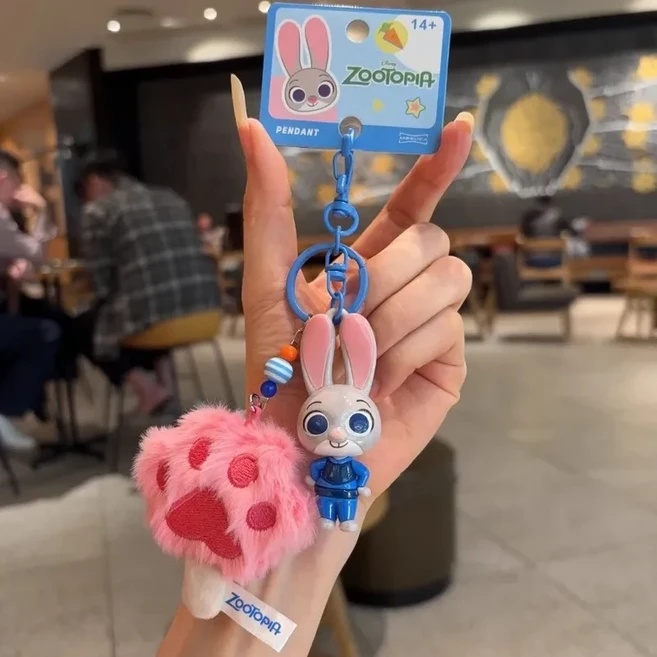 올스토어 주토피아 귀여운 키체인 백팩 펜던트 애니메이션 액세서리 만화 데스크탑 장식품 자동차 새 크리, 01 CHINA, 02 a