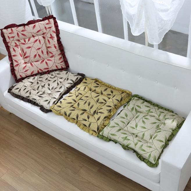 이솔홈 분사 잎새 일체형 방석