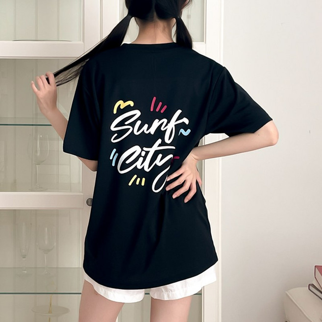 애즈낫 빅사이즈 남녀공용 시티 기능성 쿨 반팔티 스포츠웨어 쿨론티 등산복 캠핑