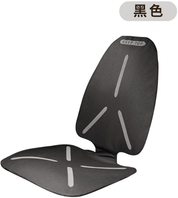 KEEP TOP 汽車安全座椅保護墊 防刮耐磨 ISOFIX通用型, 黑色, 1個