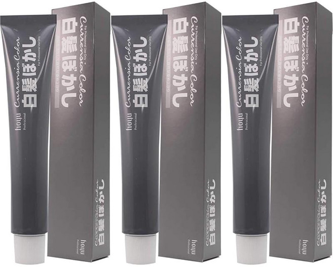 호유 카렌시아 컬러 80g 백발 블렌딩 1제 (내추럴 그레이) × 3개 세트