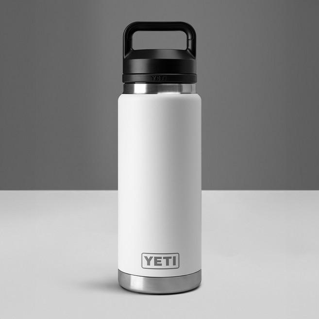 [정식수입] 예티 텀블러 램블러 워터 보틀 처그 캡 769ml 26oz (리브퍼콜라보 식약처인증), 1개, 화이트