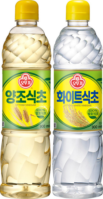오뚜기 양조식초 900ml 6개+화이트식초 900ml 6개, 1세트