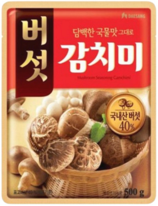 대상 버섯 감치미, 500g, 8개