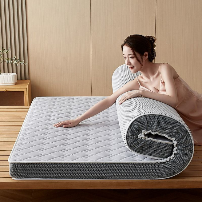 加厚立體乳膠床墊 台灣現貨24H 四季通用 不易塌陷 厚度10公分 A類母嬰級 進口泰國乳膠, 灰色