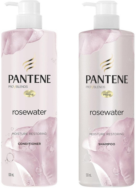 팬틴 프로V 마이셀라 로즈워터 샴푸 컨디셔너 세트 530ml, 1개