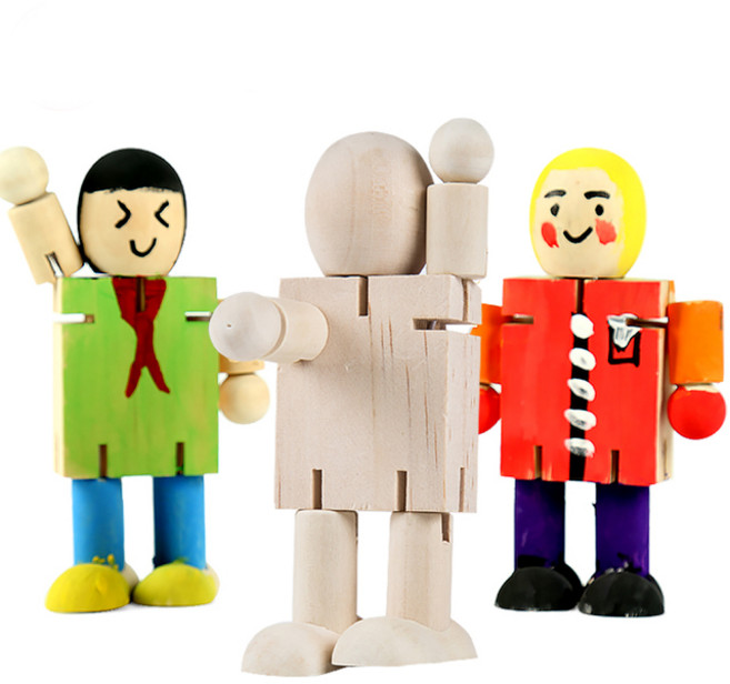 움직이는 나무인형 목각인형만들기, 10개