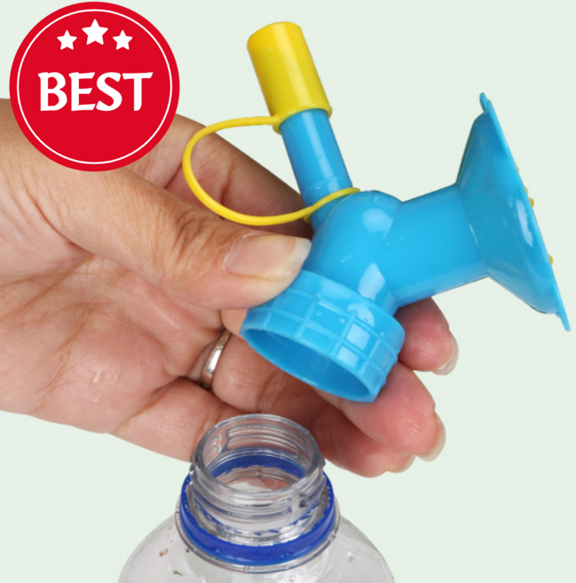 룬앤솔 페트병 물조리개 물뿌리개, 옐로우블루, 5개