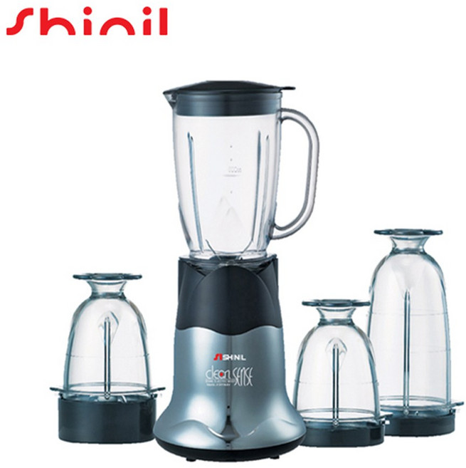 신일 국산 다용도 미니믹서기 믹서 분쇄기 2종칼날 5종컵 포함상품, SMX-C757CM