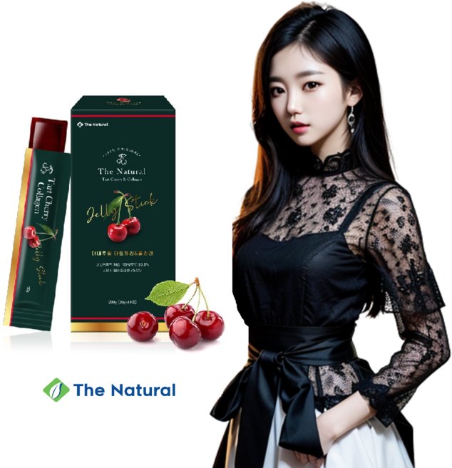 [4박스] 더내추럴 타트체리콜라겐 300달톤 초저분자젤리스틱 20g 10포 총 40포, 4개