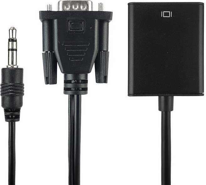 VGA 轉 HDMI 轉接線 SY-358 支援音源輸出, 1個