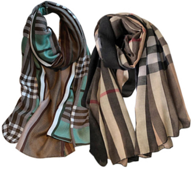 한수위 여성 숄 스카프 2종 세트