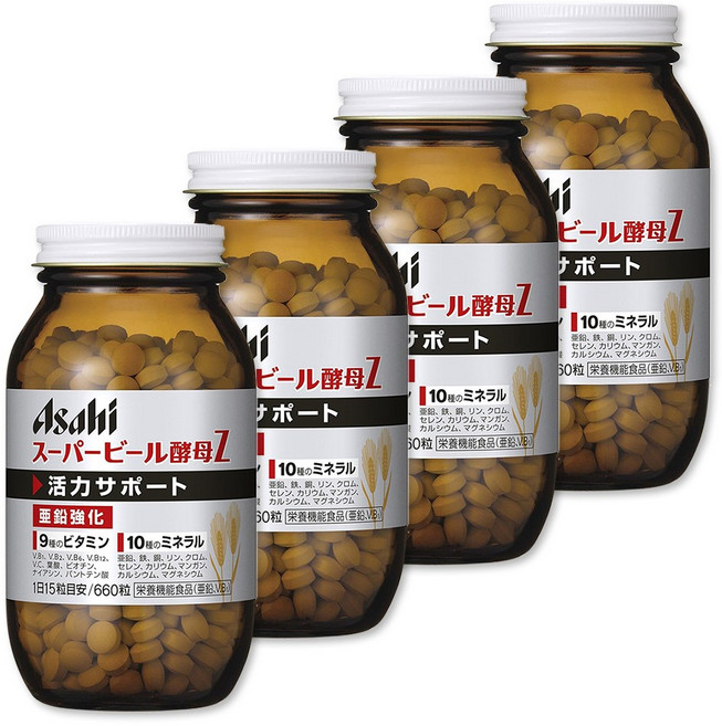 슈퍼 맥주 효모Z 660정, 4개