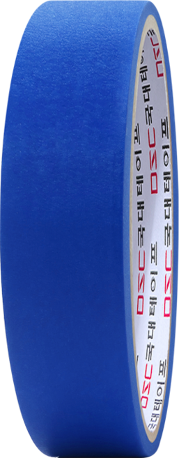 마스킹테이프 종이테이프 컬러 24mm x 10M, 파랑, 1개