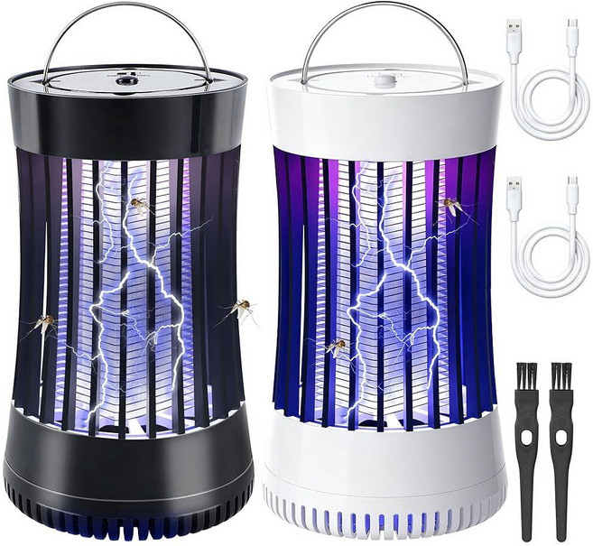 미국출고 평점4.5+ 239066 Lulu Home Bug Zapper Indoor 2 Packs Mosquito Killer with Fan 1500V Electric F, 미국출고 평점4.5+ 239066 Lulu Home B