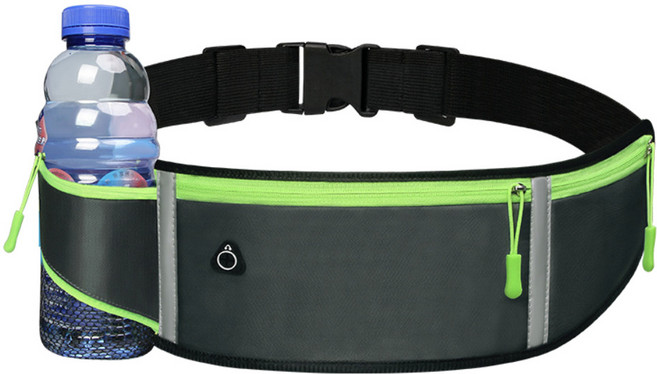 기프템 3포켓 다용도 힙색, 그레이