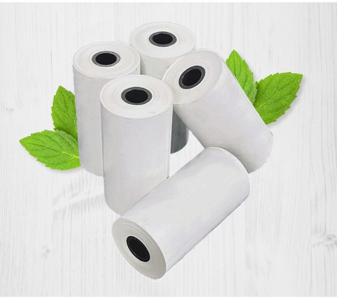 휴대용 카드단말기 감열지 57X30 휴대용 영수증용지 배달용 용지, 50롤