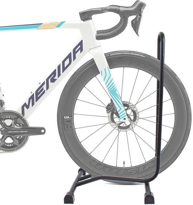 젤큰 이지베이직 실내 자전거 거치대 L형 스탠드 보관대, 블랙, 1개