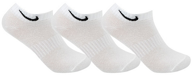 (정품)나이키 양말세트-스포츠양말-패션양말-로우 양말(SX7803-100) 3팩, 화이트