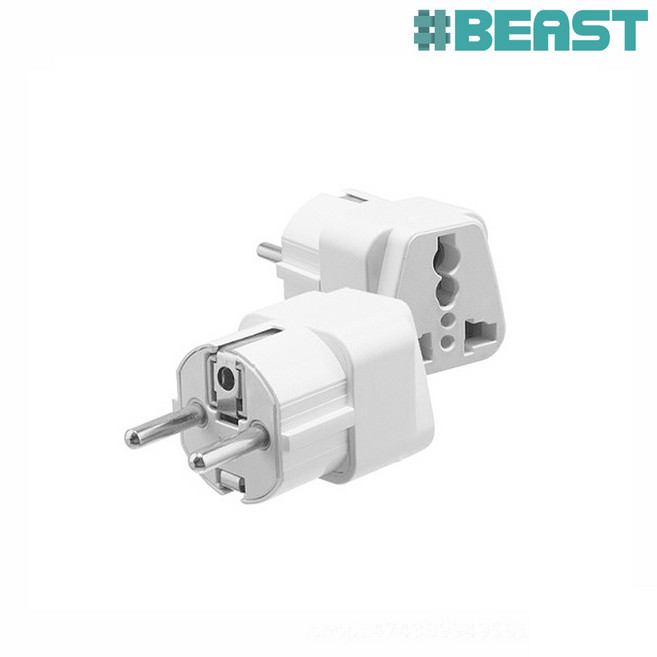 샵비스트 샤오미 다이슨 해외직구 국내 가정용 한국형 돼지코 110v 220v 변환 플러그 어댑터 아답터 멀티콘센트 코드 중국미국일본유럽호주영국 1+1, 2개