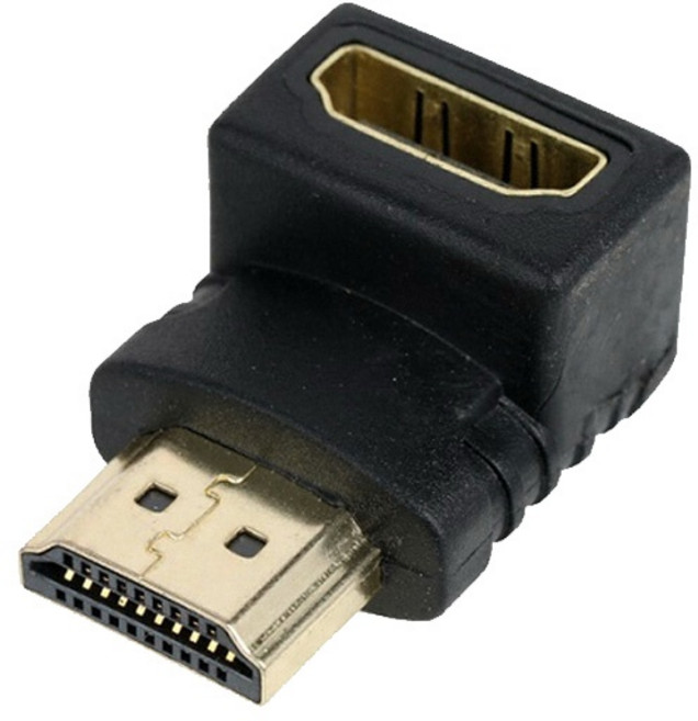 케이엘시스템 KLcom HDMI to HDMI ㄱ자 변환젠더, 1개