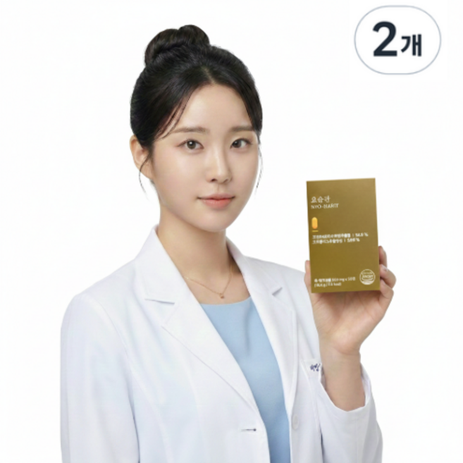 [본사정품] 힐스뱅크 BN01 요습관 NYO-HABIT 550mg, 2개, 30정