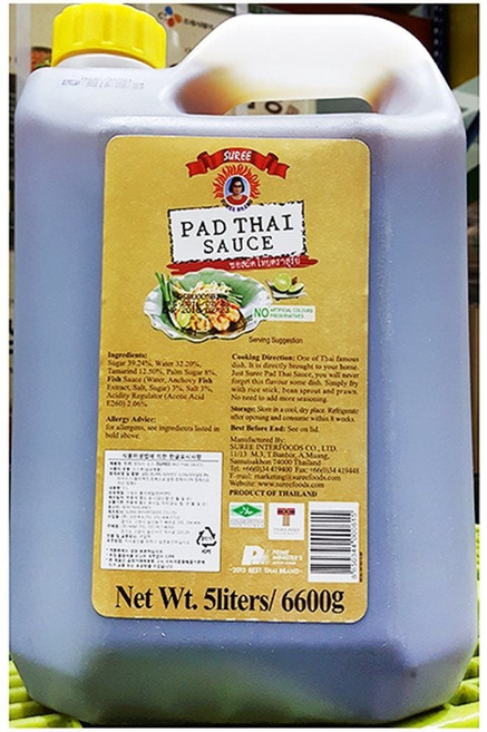 식당용 업소용 식재료 팟타이소스(수리 5L) reo+979NO, 5L, 1개