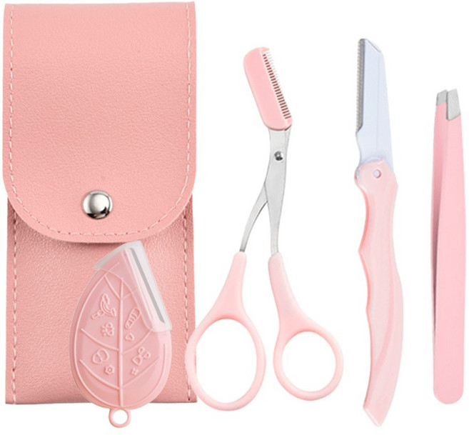 싱글레이드 고급형 눈썹관리 4종, 핑크