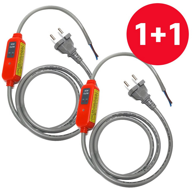 수도동파방지 1+1 열선 (센서 부속품) 정온전선 연결 배관동파방지, 1개, 단일