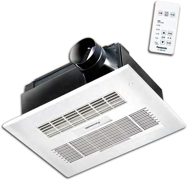 Panasonic國際牌浴室暖風乾燥機 FV-40BU1W 浴室暖風機 暖房 乾燥 換氣 涼風, 白色, 遙控 40BU1R 110V