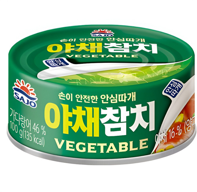 사조 야채참치, 100g, 12개