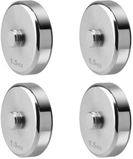 Northdeer 덤벨 플레이트 경면 마무리판통상판 가변식 덤벨 전용 통판의, 4 x 3.3 lbs (1.5 kg)