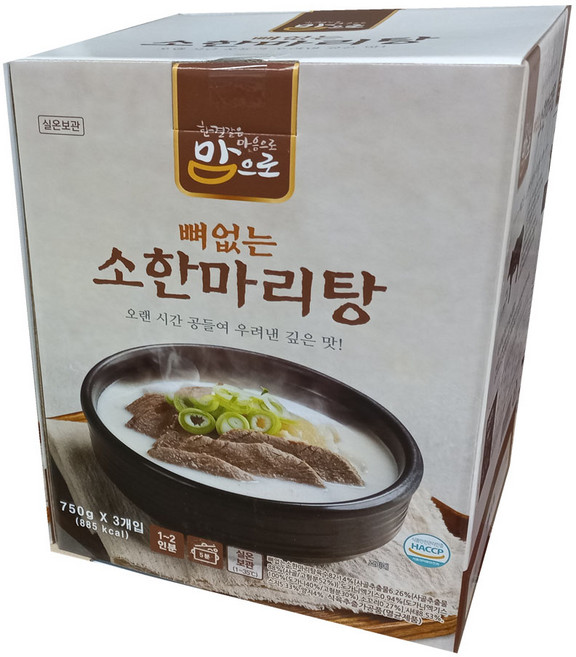 맘으로 뼈없는 소한마리탕, 2.25kg, 1개