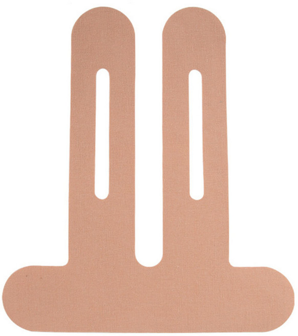 키넬 스포츠 무릎 테이핑 밴드 근육 보호 테이프 베이지색 L사이즈, 1세트, 10개입