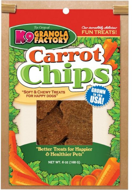 K9 Granola Factory 과자 칩 그래놀라 바나나 강아지 간식, 당근, 1개