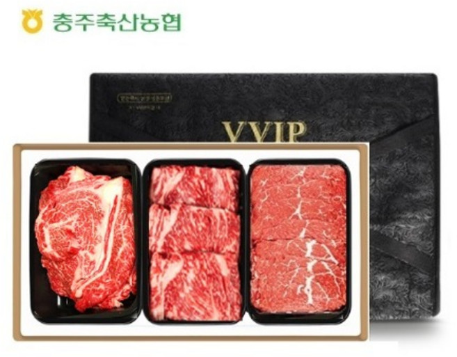 충북한우공동브랜드 청풍명월한우 무항생제 1+등급이상 한우 특수부위 스페셜 1호 선물세트 총1.2kg(냉장), 1개